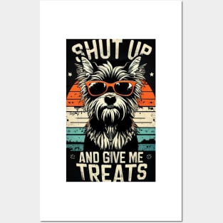 Shut Up and Give Treats - Yorkshire Terrier Editio Posters and Art